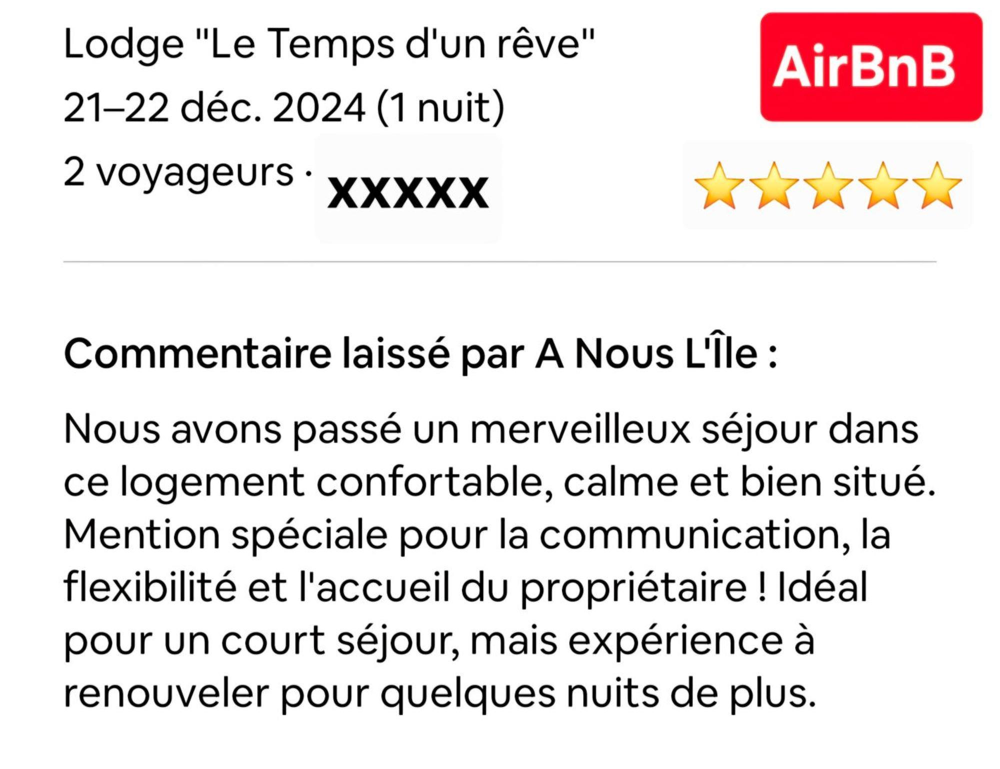 Lodge "Le Temps D'Un Reve" سانت فرانسوا المظهر الخارجي الصورة